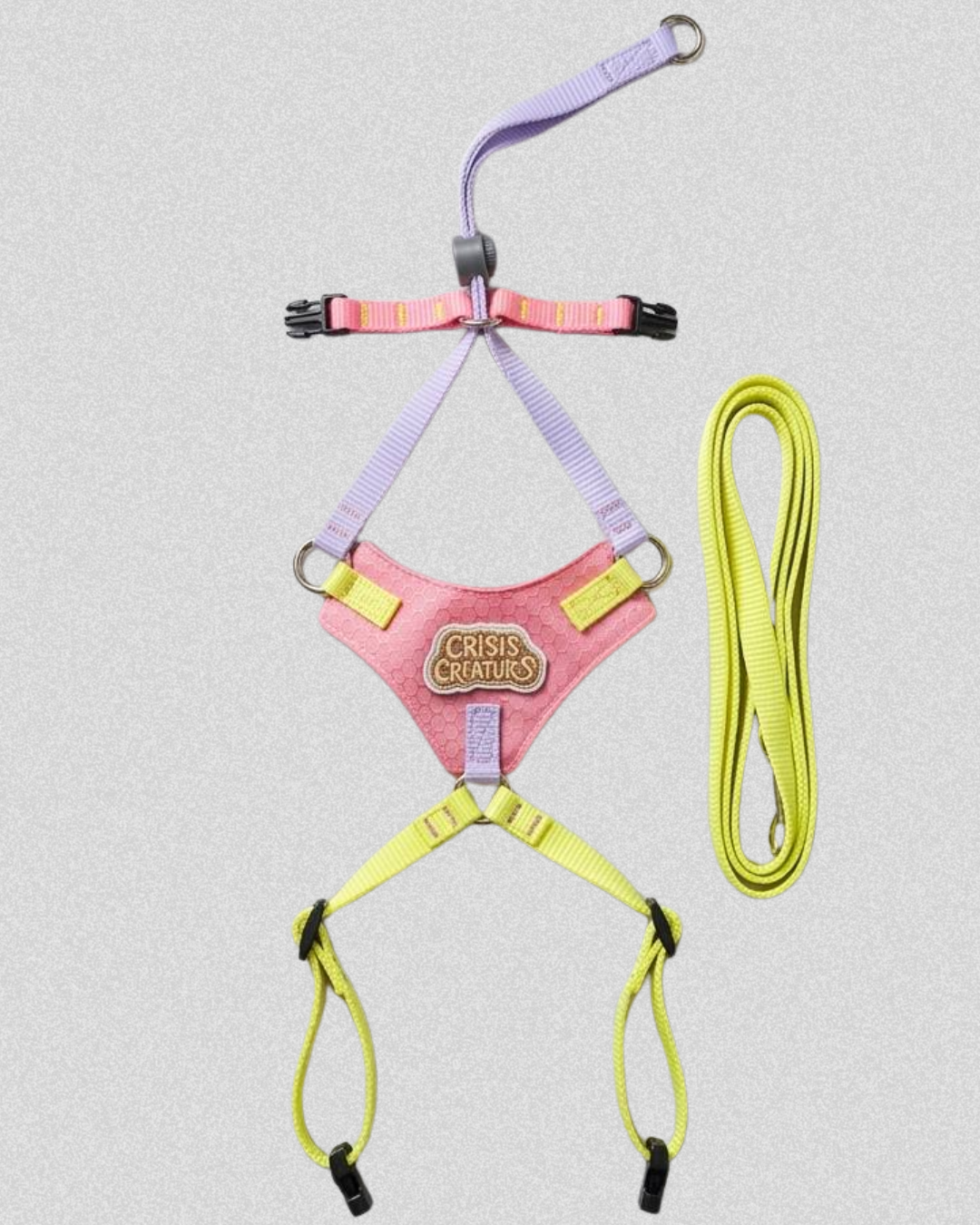 Blossom Harness Set — Pink, Yellow & Lilac